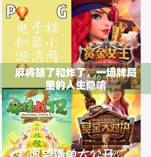 麻将胡了和炸了，一场牌局里的人生隐喻