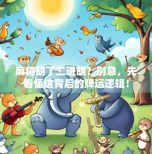 麻将胡了二进胡？别急，先看懂这背后的牌运逻辑！