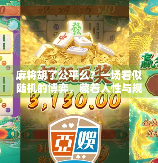 麻将胡了公平么？一场看似随机的博弈，藏着人性与规则的较量