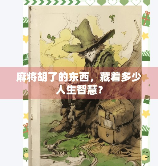 麻将胡了的东西，藏着多少人生智慧？