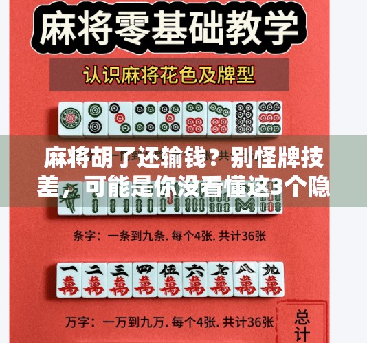 麻将胡了还输钱?别怪牌技差,可能是你没看懂这3个隐形规则 麻将胡了还输钱?别怪牌技差,可能是你没看懂这3个隐形规则