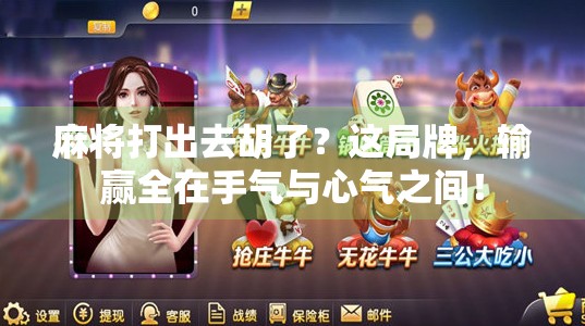 麻将打出去胡了?这局牌,输赢全在手气与心气之间! 麻将打出去胡了?这局牌,输赢全在手气与心气之间!