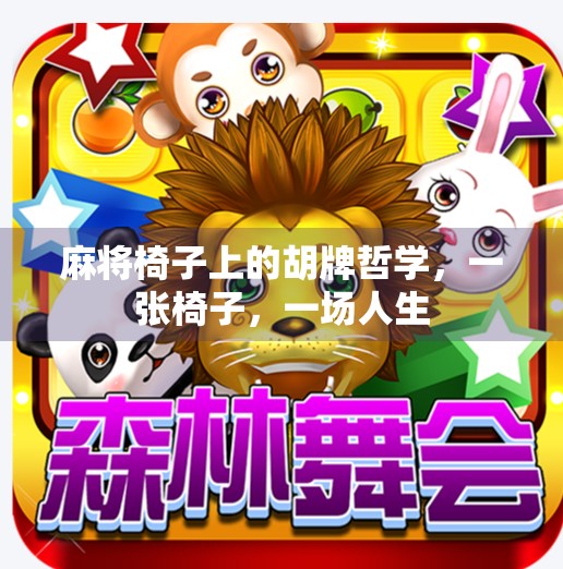 麻将椅子上的胡牌哲学,一张椅子,一场人生 麻将椅子上的胡牌哲学,一张椅子,一场人生