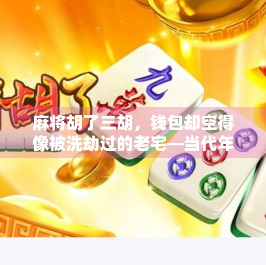 麻将胡了三胡,钱包却空得像被洗劫过的老宅—当代年轻人的快乐陷阱 麻将胡了三胡,钱包却空得像被洗劫过的老宅—当代年轻人的快乐陷阱