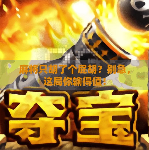 麻将只胡了个屁胡?别急,这局你输得值! 麻将只胡了个屁胡?别急,这局你输得值!