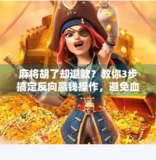 麻将胡了却退款?教你3步搞定反向赢钱操作,避免血本无归! 麻将胡了却退款?教你3步搞定反向赢钱操作,避免血本无归!