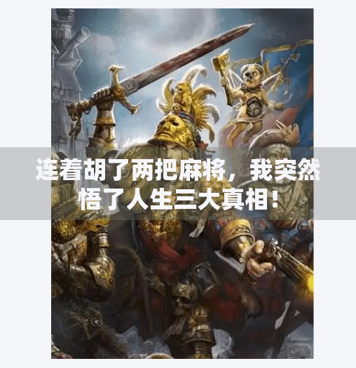 连着胡了两把麻将,我突然悟了人生三大真相!